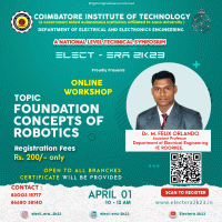 Foundational Concepts of Robotics 2023 Workshop Poster